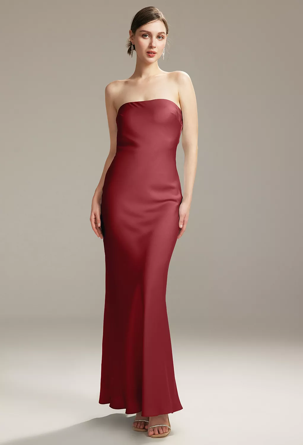 AW Fogbow Burgundy  Spring Wedding Guest Dresses
